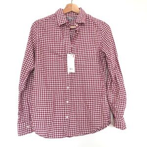 NWT Uniqlo Flannel Red Checkered Shirt